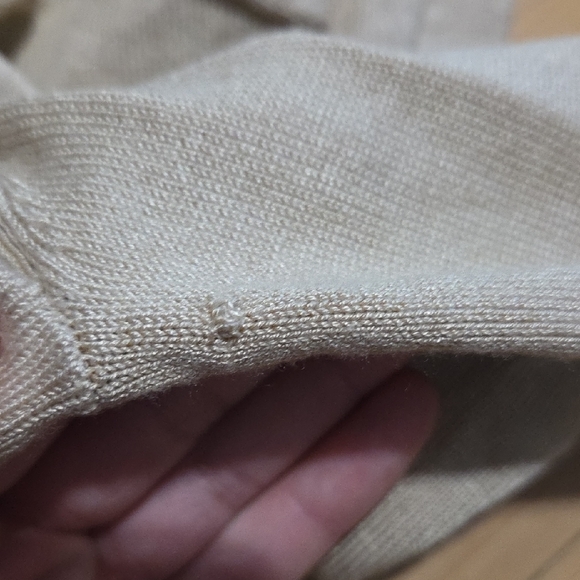 No Boundaries Cropped Tan Cardigan With Hood Size L - Picture 11 of 12